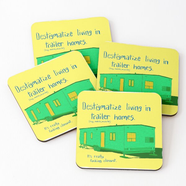 Item preview, Mobile Home Destigmatize designed and sold by whosabba.