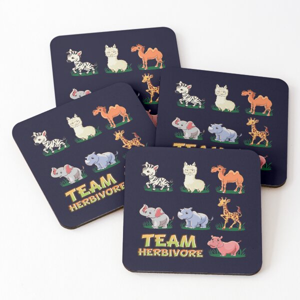 Item preview, Team Herbivore - Plant Based Cute Baby Animals - Vegan designed and sold by GreenSlate.