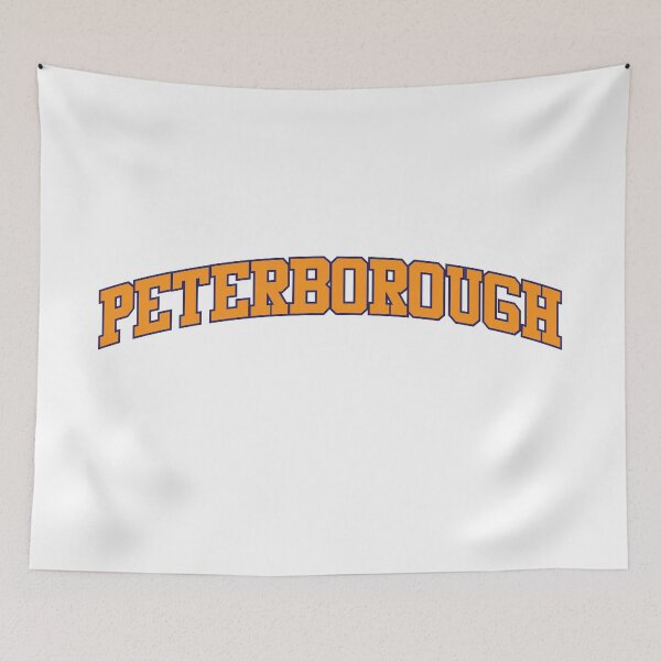 Item preview, Peterborough city vintage text design designed and sold by TheBritishShop.