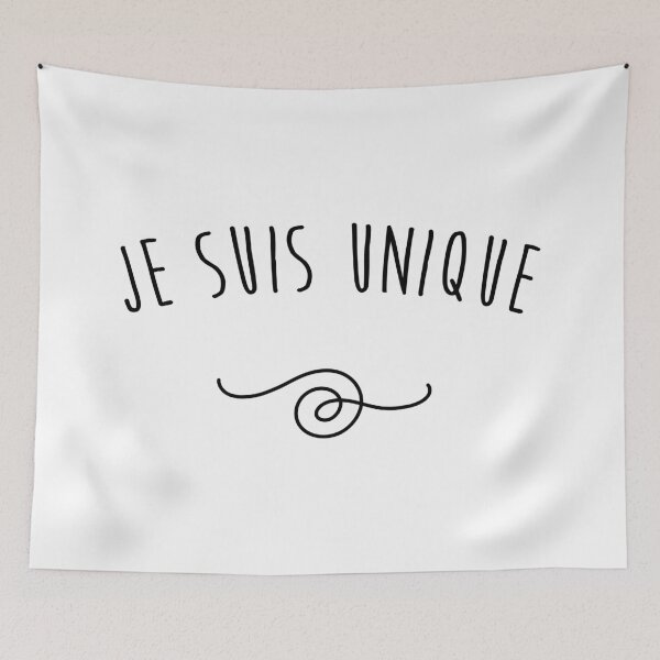 Item preview, I am unique, gift idea designed and sold by Curlyhaire.
