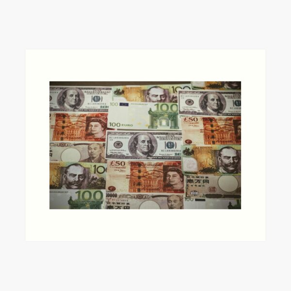 100 Dollars Art Print