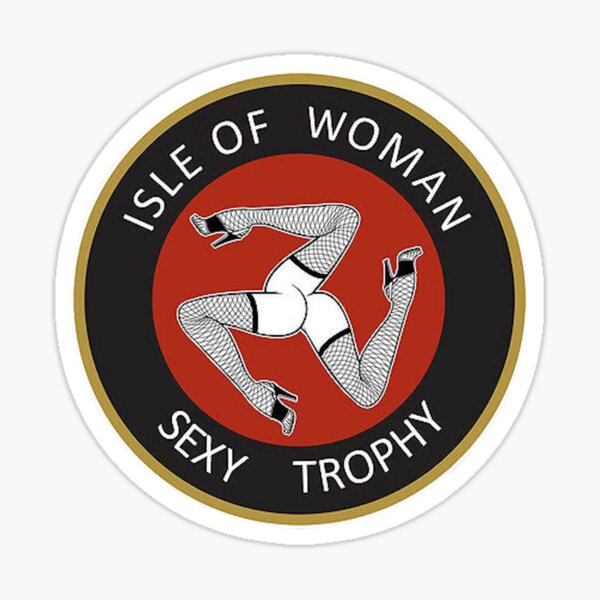 ISLE OF WOMAN by ABEL2017 Sticker