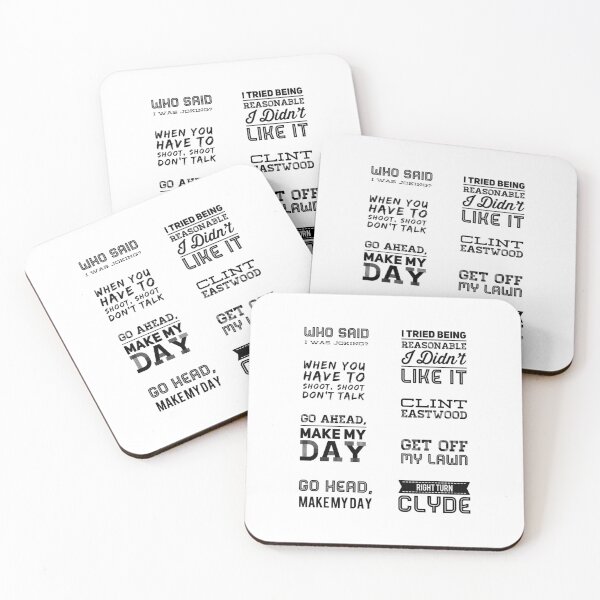 Item preview, Clint Eastwood Quotes Pack designed and sold by Rabia01.