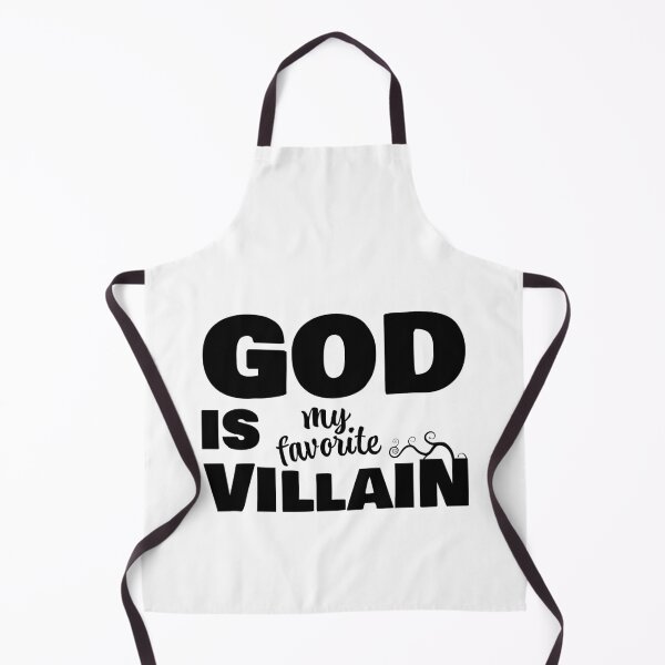 Item preview, God Is My Favorite Villain Funny Black Design designed and sold by James-Kaft.