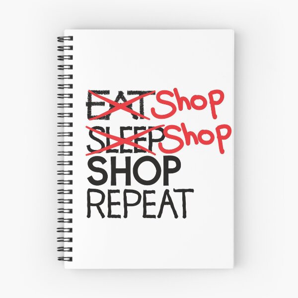 Item preview, Shop shop shop repeat designed and sold by ReluctantChickn.