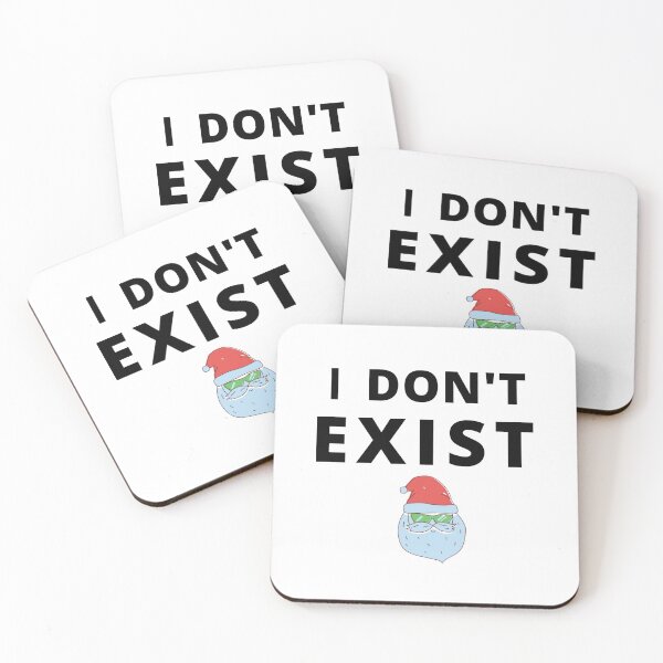 Item preview,  I DONT EXIST FUNNY SANTA SARCASTIC QUOTE T SHIRT [SS7] designed and sold by HIPNOTIZAR  CRAFTS.