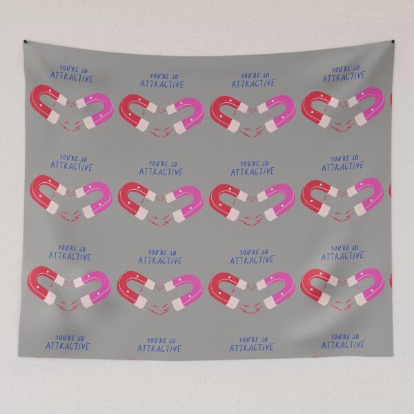 Item preview, You're So Attractive Romantic Funny Pun designed and sold by FitFabFunny.