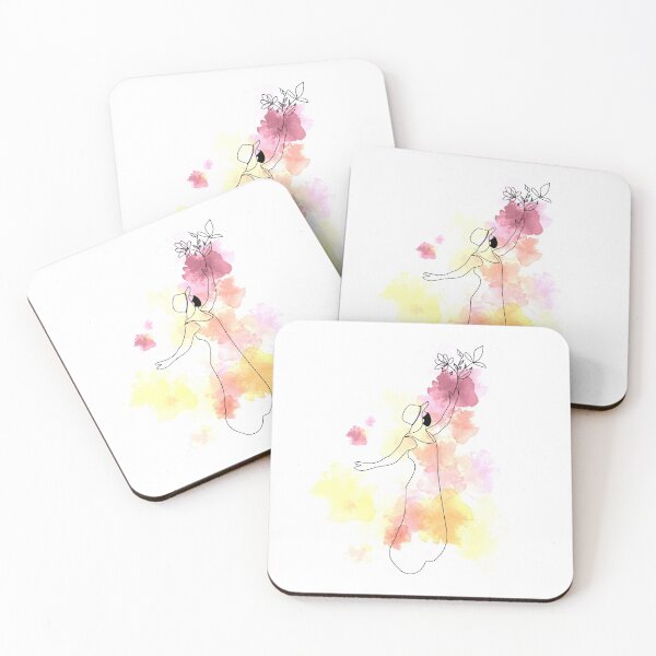 Item preview, Watercolor Line Art Illustration Rose McIver Inspired designed and sold by arteinahpets.