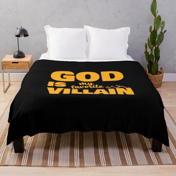 Item preview, God Is My Favorite Villain Funny Orange Design designed and sold by James-Kaft.