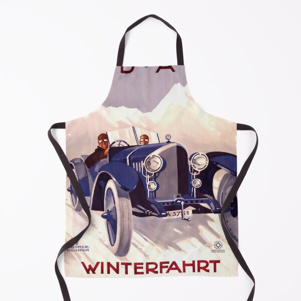 Item preview, retro adac winterfarht garmisch partenkirchen vintage reclame designed and sold by CorasPosters.