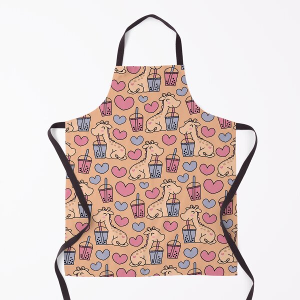 Item preview, Bubble Tea Giraffe - Boba Giraffe Pattern designed and sold by BobaTeaMe.