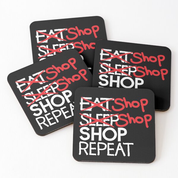 Item preview, Shop shop shop repeat designed and sold by ReluctantChickn.