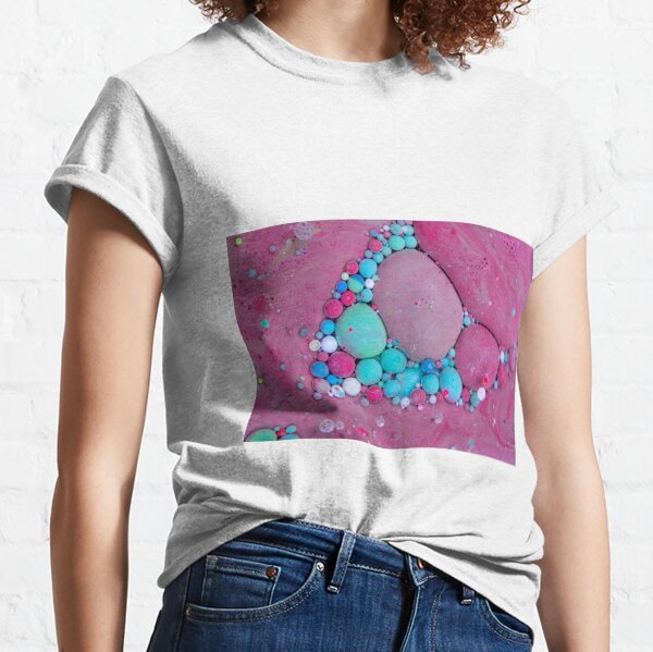 Bubbles Art Custard-Apple Classic T-Shirt