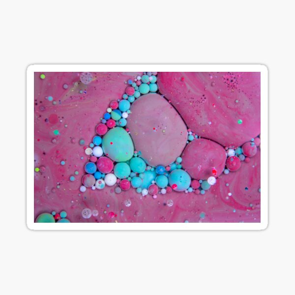 Bubbles Art Custard-Apple Sticker