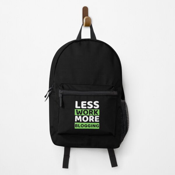 Item preview, Less Work More Blogging designed and sold by bifkee19.