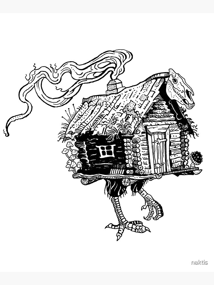 Baba Yaga's hut by naktis