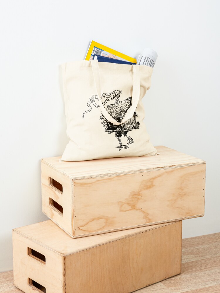 Alternate view of Baba Yaga's hut Tote Bag