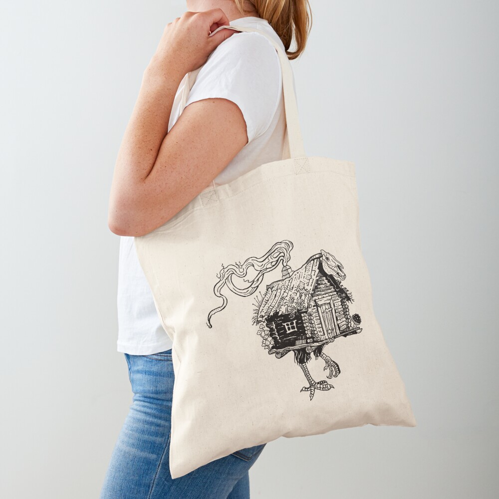 Baba Yaga's hut Tote Bag