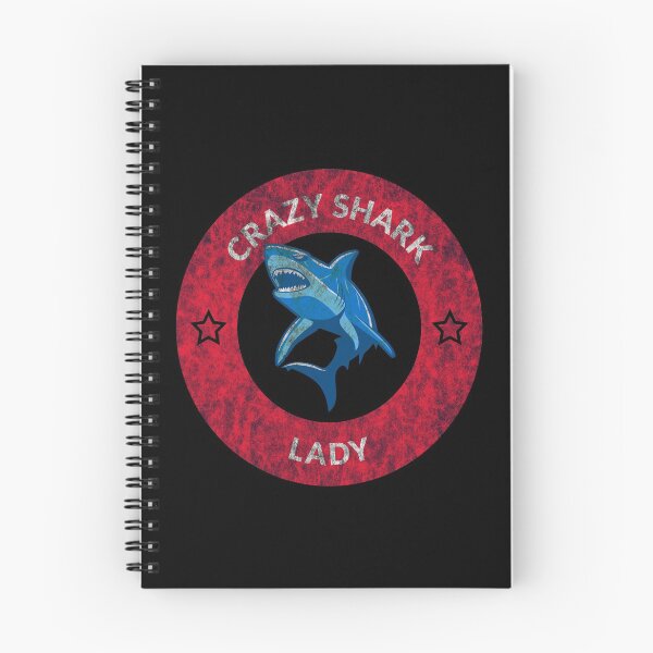 Item preview, Crazy Shark Lady Ring distressed designed and sold by Coder-T.