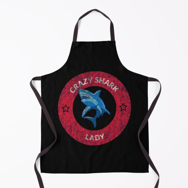 Item preview, Crazy Shark Lady Ring distressed designed and sold by Coder-T.