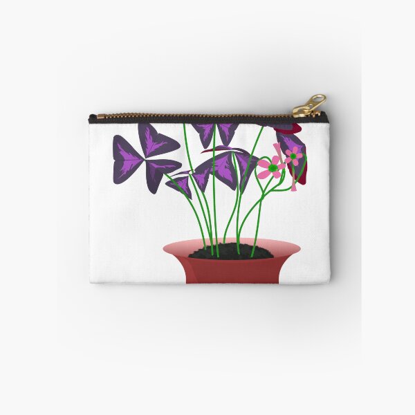 Item preview, oxalis flower on red pot designed and sold by astriebatik.
