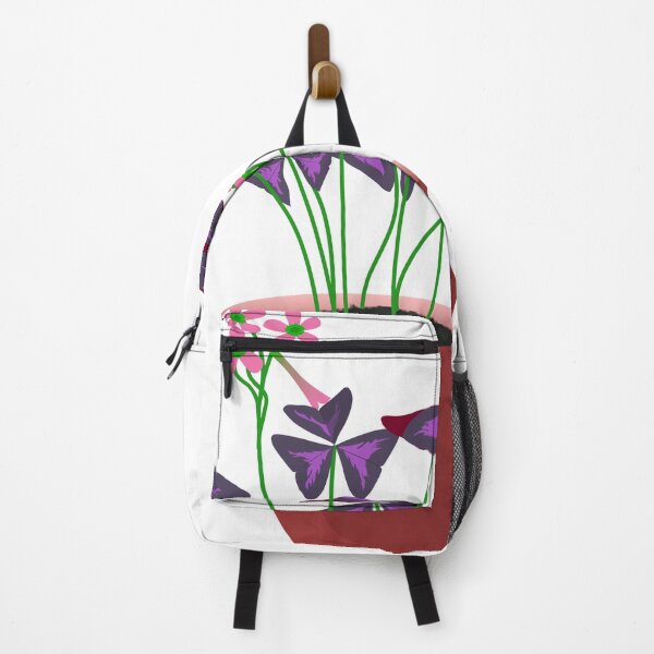 Item preview, oxalis flower on red pot designed and sold by astriebatik.