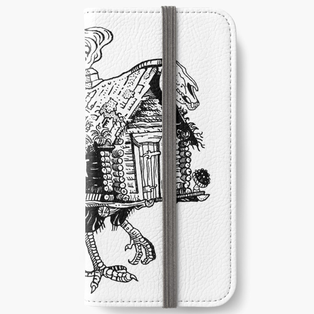 Baba Yaga's hut iPhone Wallet