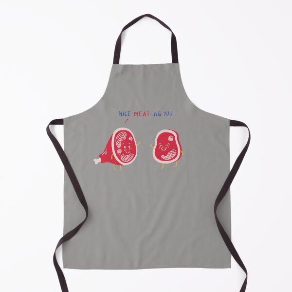 Item preview, Nice Meat-ing You Romantic Funny Pun designed and sold by FitFabFunny.