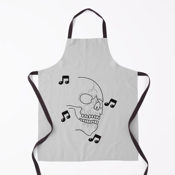 Item preview, Small musical notes with skull designed and sold by BV-creas.