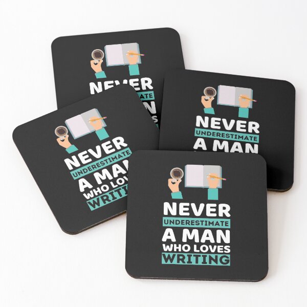 Item preview, Never Underestimate A Man Who Loves Writing designed and sold by bifkee19.
