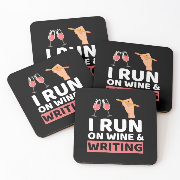 Item preview, I Run On Wine & Writing designed and sold by bifkee19.