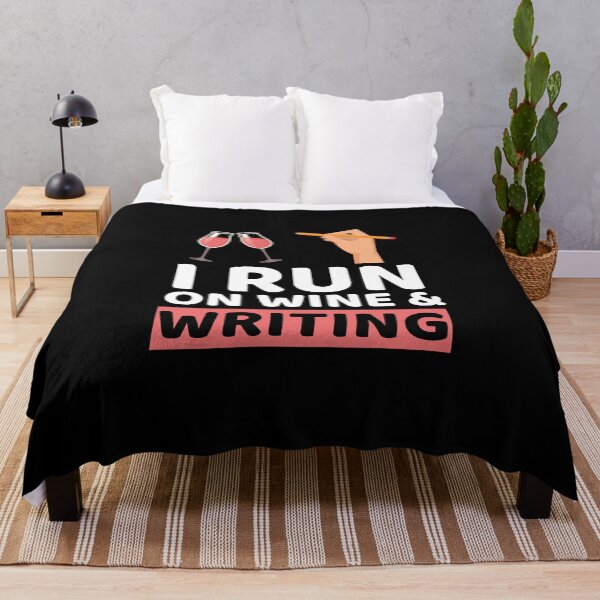 Item preview, I Run On Wine & Writing designed and sold by bifkee19.