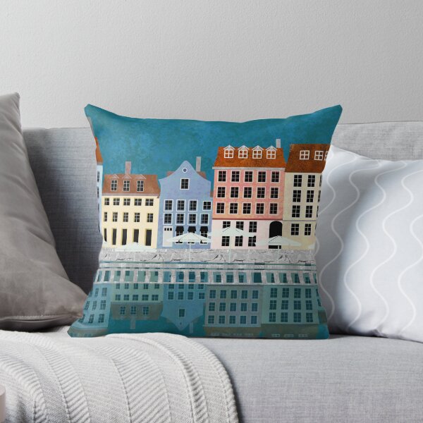 Nyhavn Series 2 Throw Pillow