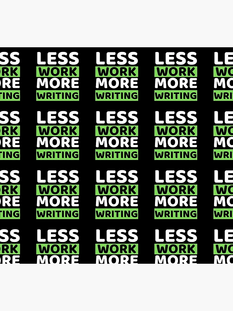 Thumbnail 5 of 5, Socks, Less Work More Writing designed and sold by bifkee19.