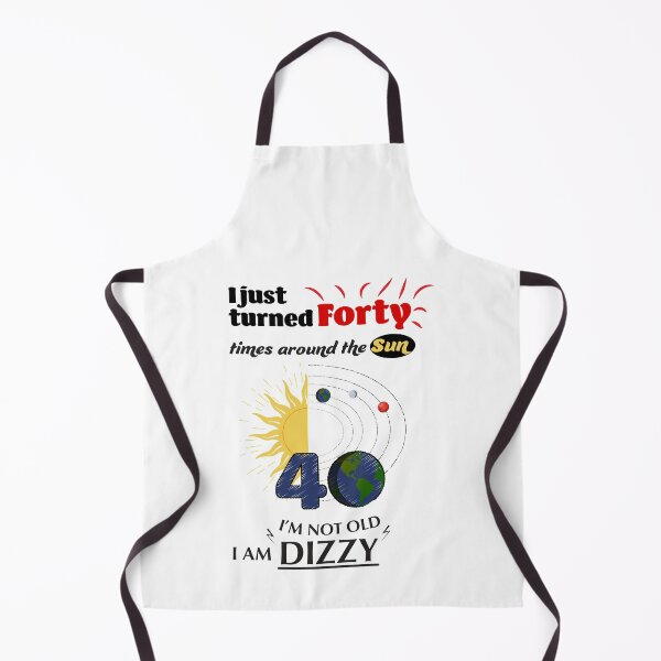 Item preview, Funny Solar System Milestone humorous 40th Birthday WHITE designed and sold by James-Kaft.