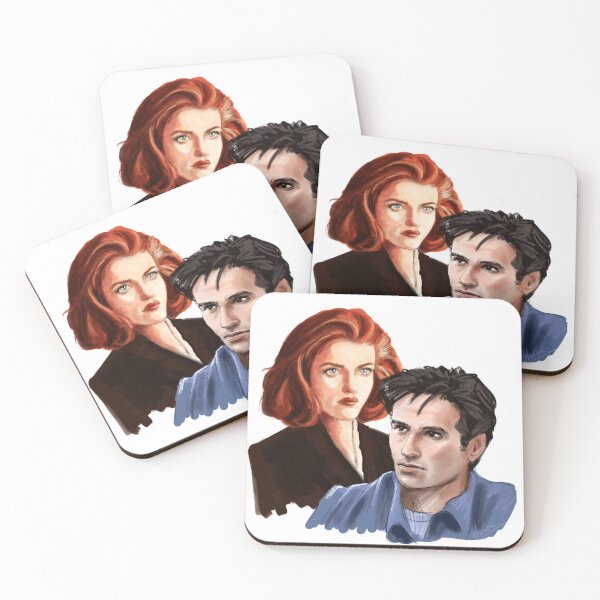 Item preview, Mulder and Scully designed and sold by hoshimem.