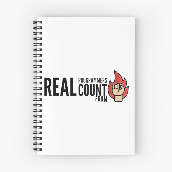 Item preview, Real Programmers Count From 0 (color black) designed and sold by Stornu2Ruedas.