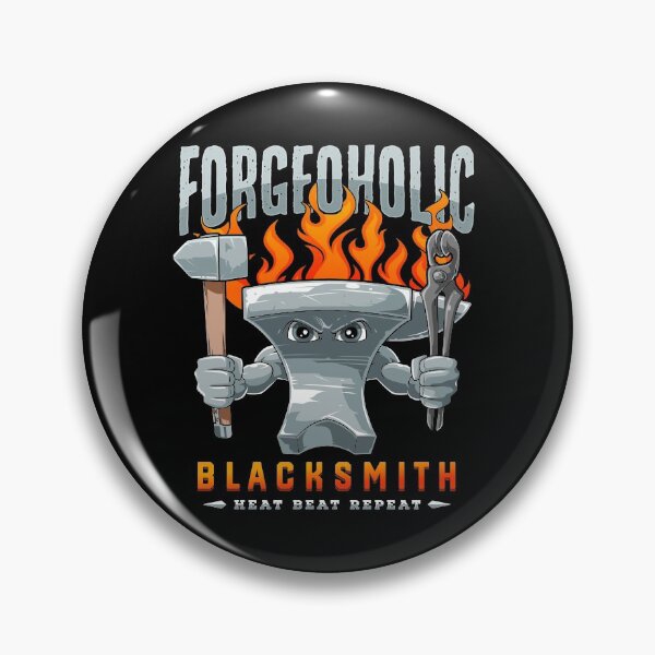 Item preview, Forge Forgeholic Gift For Blacksmith Hammer Metal designed and sold by Billianidesigns.