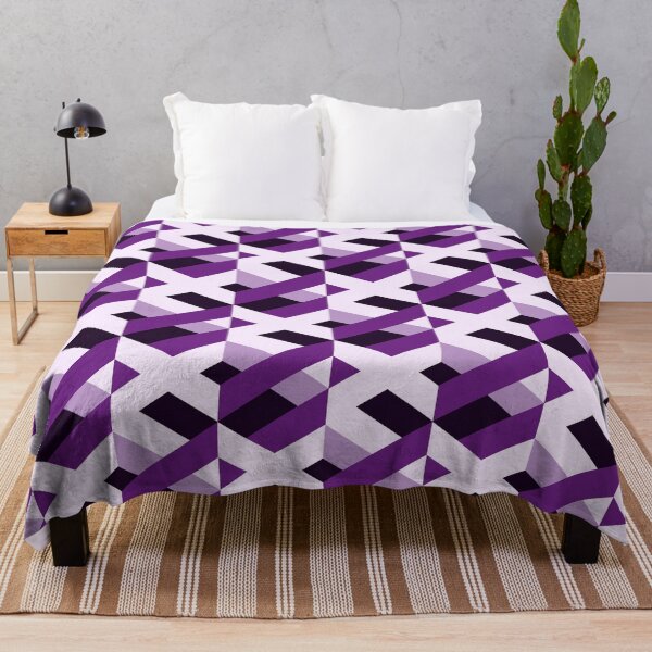 Item preview, Plum Purple // Stripes & Crosses designed and sold by The Wellington Boot.