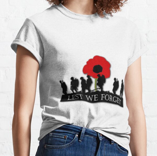 'Lest We Forget' for Art on a Mission Classic T-Shirt