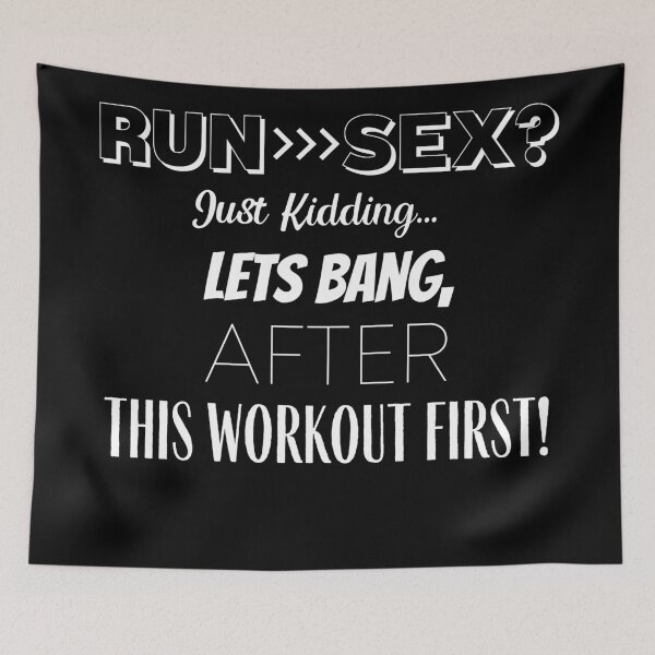 Item preview, Let's Bang After This Workout First! designed and sold by BofflingDesigns.