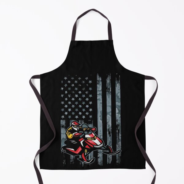 Item preview, Snowmobile Camo USA American Flag Winter Sports designed and sold by Dressed For Duty.