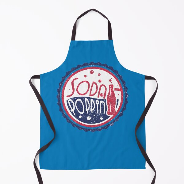 Item preview, Sodapoppin Retro Soda Pop Bottle Cap Vintage Distressed Red Blue Design designed and sold by Sunny Collections.