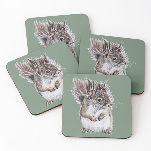 Item preview, Squirrel cute pet portrait designed and sold by Katerina Makarova.