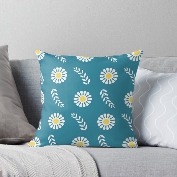 Item preview, Yellow and White Daisy Pattern designed and sold by CalicoCatCyber.