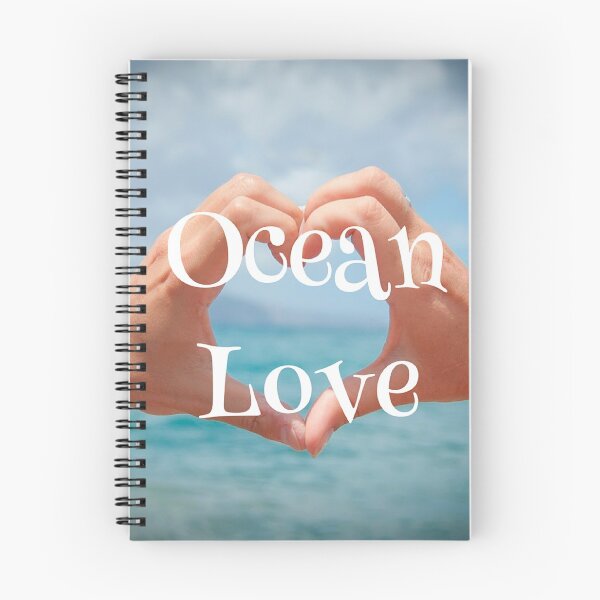 Item preview, Filtered Ocean photo with heart hands designed and sold by janraydesigns.