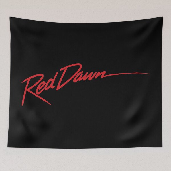Item preview, Red Dawn Sticker (Red) designed and sold by Mercatus.