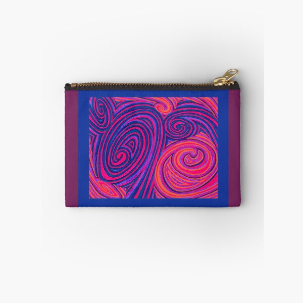 Item preview, Twisted Topography, Abstract Colorful Swirls, Ink Art by Courtney Hatcher designed and sold by cghatcherart.