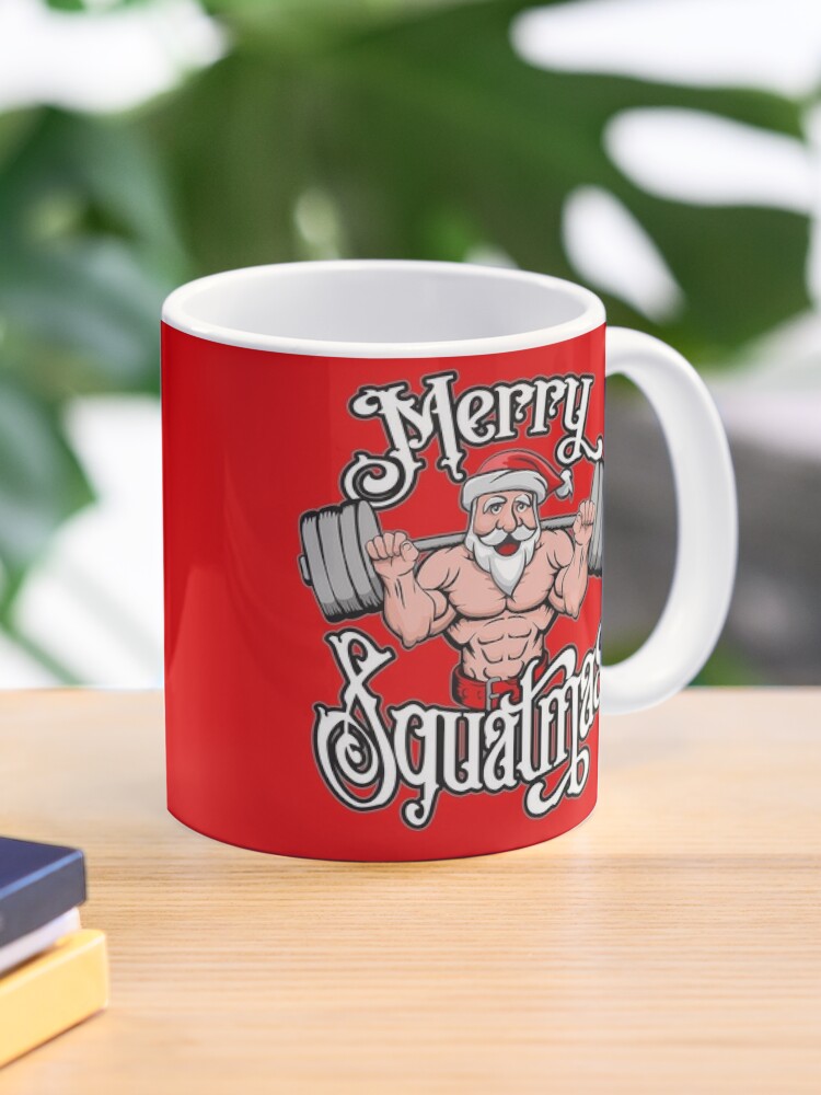 Body Builder Cartoon Mug Funny Bodybuilding Gifts for Men 