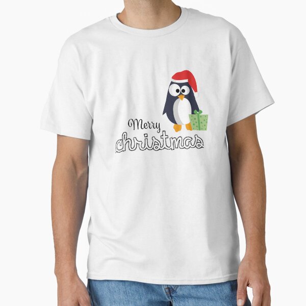 süßer Weihnachts-Pinguin Merry christams Classic T-Shirt